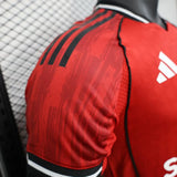 player version manchester united home jersey 25/26 football kit soccer jersey - PalmSportss