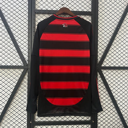 flamengo jersey 25/26 home long sleeves football kit soccer jersey