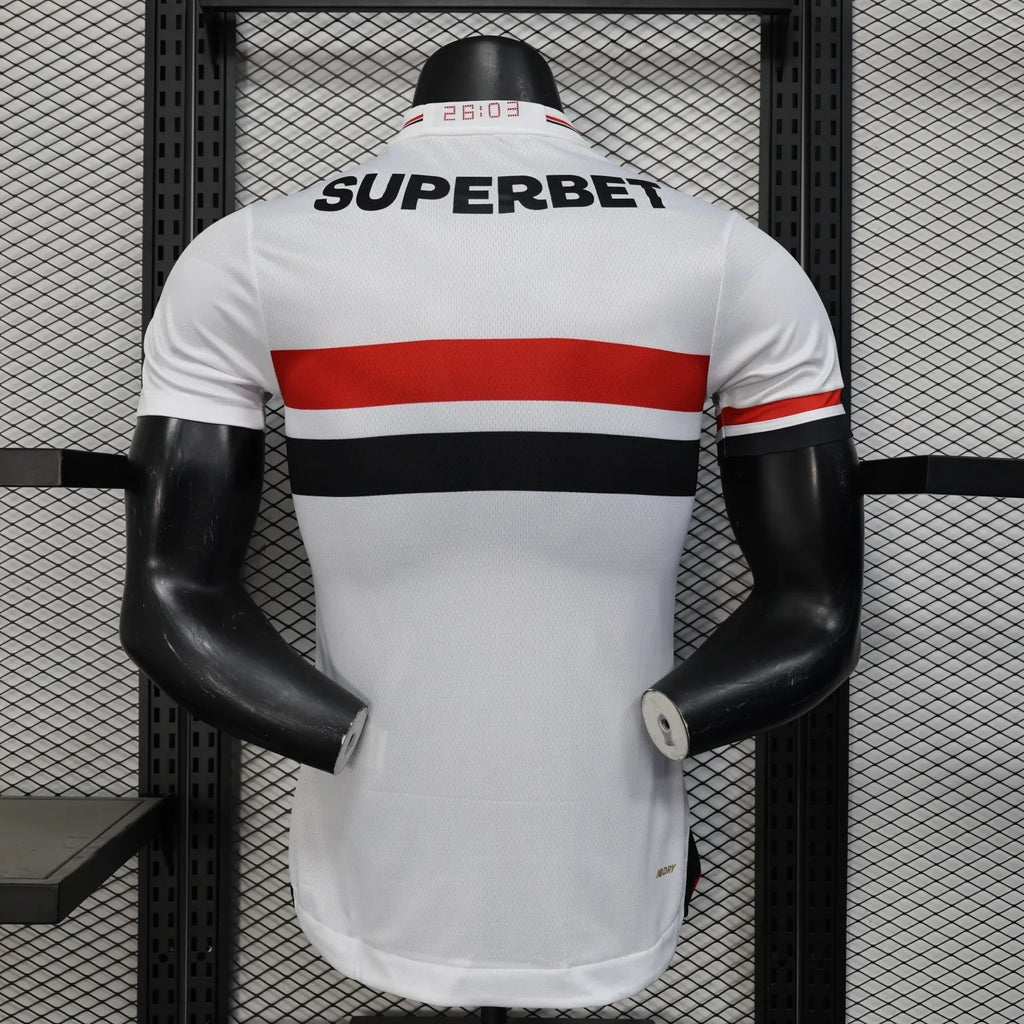 player version sao paulo jersey 25/26 home football kit soccer jersey