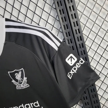 liverpool goalkeeper jersey 25/26 black football kit soccer jersey