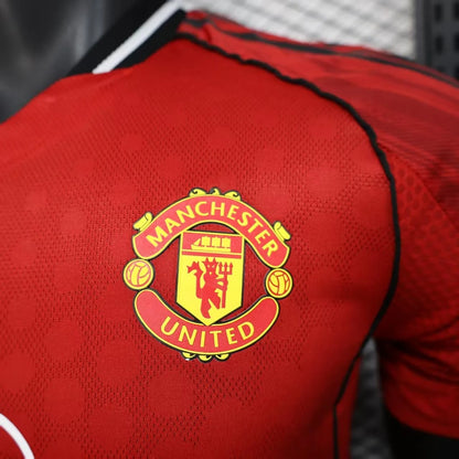 player version manchester united home jersey 25/26 football kit soccer jersey